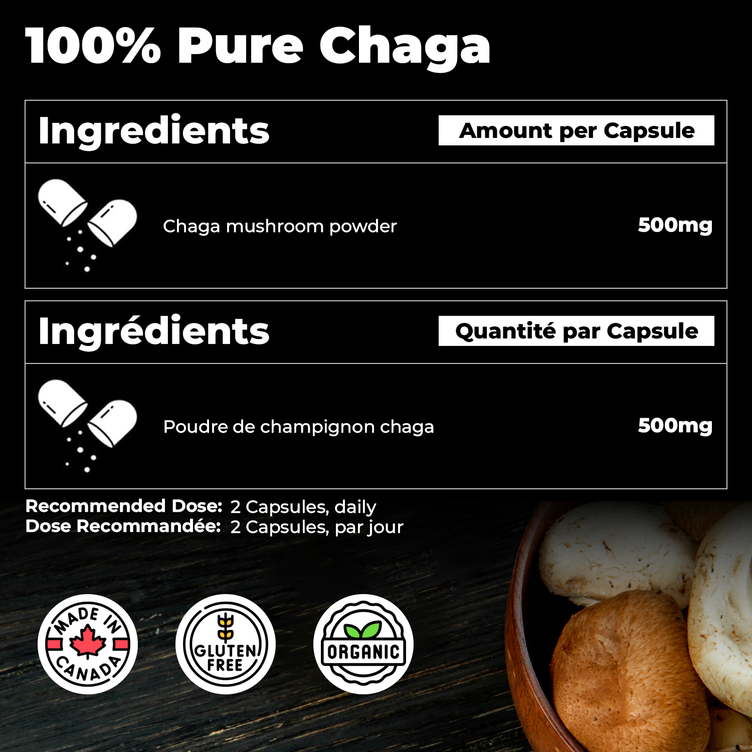 100% Pure Chaga - Image 2